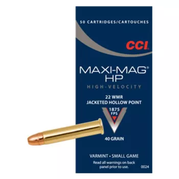 CCI .22 WinMag Maxi-Mag 40gr JHP lőszer