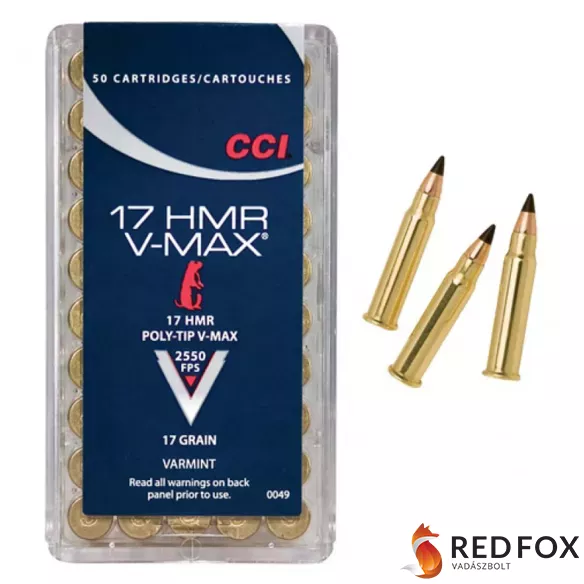 CCI 17 HMR V-MAX 17gr lőszer