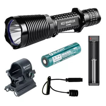 Olight M22 Warrior LED pannon vadász lámpa szett (OLIM22WPVset)