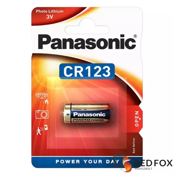 Panasonic CR123 3V lítium fotóelem