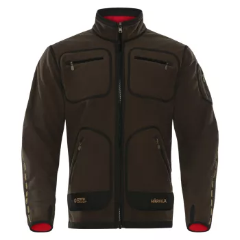 Härkila Kamko Fleece kabát Brown/Red (130100146)